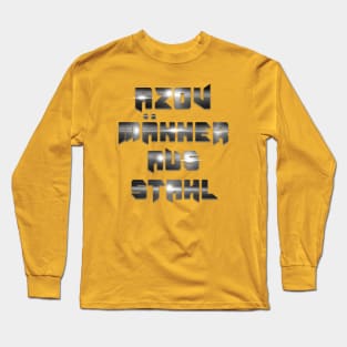 AZOV Männer aus Stahl Long Sleeve T-Shirt